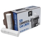 Member s Mark 33 Gallon Commercial Can Liners  320 Ct 