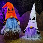  Halloween Decorations 14  Lighted Plush Gnomes  Light Up Led Color Changing 