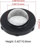 30pcs Stainless Steel Garden Hose Screen Filter  3 4 