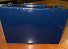 Rare Vintage Yachting 1990 s Paul And Shark Steel Box Briefcase Hinge Closure