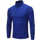Mens Turtleneck Long Sleeve Shirt - Winter Pullover Sweater For Men