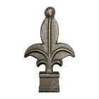 3 4  Finial Fleur-de-lis For Square Pipe Gate Fence Ornamental  10pcs  Cast Iron