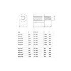 250pcs Nylon M2 M3 Male Female Hex Column Standoff Spacer Screw Nut