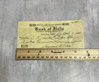 Vintage 1930 Bank Of Italy North Long Beach Ca Check Antique Ephemera Paper
