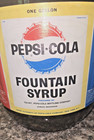 Vtg Pepsi Cola Co Jug With Label Soda Fountain Syrup Bottle  Rare Early Amber