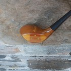 Rh Macgregor Tourney Tommy Armour Oil Hardened Persimmon 4 Wood Steel Shaft