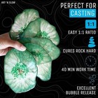 Epoxy Resin Crystal Clear Coating General Purpose Bar Tabletop - 2 Gallon Kit