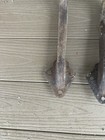 Vintage Sign Bracket Metal Porcelain Gas Oil Garage Tire Business Deco