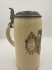 Vintage Gerz German Beer Stein 1l Pewter Lid Annchen Von Tharau Made Germany