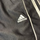 Adidas Athletic Shorts Men Large Black 3-stripe Embroidered Logo Azb001
