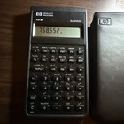 Hp Hewlett Packard 10b Business Financial Calculator With Case Vintage 1987