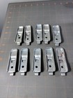 Lot Of 10 - Republic Steel Shelf Clips Industrial Metal Shelving Safety Hook Tab