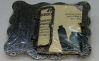 Vintage Rodeo Belt Buckle Hesston  1986 Metal Original Wrap National Finals Nfr