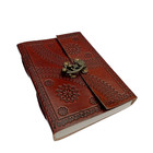 Leather Vintage Journal Handmade Paper Leather Bound Diary Sketchbook Gift