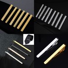 Tie Clips For Mens Stainless Steel Necktie Bar Clip Set Clasp Clamp Pin Gift   