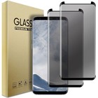2 4x For Samsung Galaxy S8 Plus s8  Privacy Full Tempered Glass Screen Protector