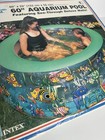 Vtg Intex Wet Set 60    X 22    Aquarium Swimming Pool Rare 1998 See Through Walls