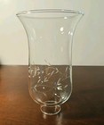 Vintage Clear Glass Heritage By Princess House Lamp Shade 6 5 