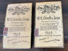 2 Vintage 1910 s Sight Draft   Outlook 5    Cigar Pocket Tin W k  Gresh   Sons