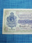          Falkland Islands 1 Pound 1938 P-5 Banknote Vf  031125-4