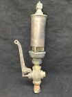Antique Bronze Steam Whistle 2  Diameter Lunkenheimer 1 2 200 Valve Patent 1913
