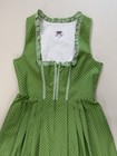 Country Line Green Long German Bavarian Tyrol Dirndl Dress Oktoberfest Size 44