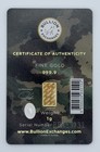Rare 1 Gram Igr  9999 Fine Gold Bar - Support Our Troops - Sealed Assay