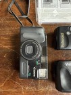 Lot Vintage Cameras Canon Sure Shot Mega Zoom 76 Polaroid Vivitar 35mm Untested