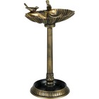 32 In antique Bird Bath With Pedestal Flower Planter Base  Vintage Style Decorat