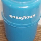 Vintage Goodyear Thermos 9 5  Tall Blue Yellow Advertising Automotive Collectibl