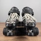 Riedell 265 Roller Skates Mens Size 9 Black  Leather Speed Jam - Radar Wheels
