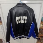 Indianapolis Colts Nfl Football Men   s Jacket Coat Faux Leather Size M