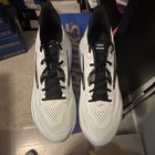 Brooks Ghost 16 Low Top Lace Up Sneaker White black blue