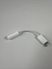 Apple Lightning To 3 5mm Headphone Jack Adapter - A1749 Gently Used Oem No Box