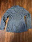 Spyder Blue Knitted Fleece Lined Men s Jacket Large