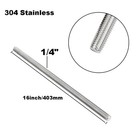 4-pieces 16  Length 1 4 -20 All Threaded Rod 304 Stainless Steel Right