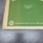 Vintage 1960   s Large Scale Map Of Israel Geographia Map Co  Rare Read Info 