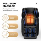 Full Body Shiatsu Massage Chair Recliner Zero Gravity Foot Roller W bluetooth