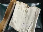 Antique Edwardian S Bend Corset With Box 1900s Rare As Is Cotton Steel Boning