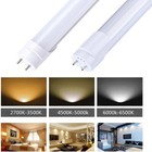 4ft T8 Led Tube Light 4000k 6500k 22w Bypass Ballast Double-end 110v277v 10-100x