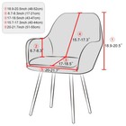 Extra Large Spandex Chair Covers Fox Pile Velvet Slipcovers Dining Seat Cover