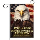 250 Anniversary Usa Garden Flag Double Sided 4th Of July Fourth Of July 
