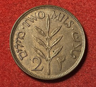 Palestine 2 Mils 1927 Bronze Coin Km 2 T10610