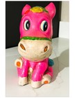 Vintage Hippie 1966  Cat And Horse donkey Piggy Banks Flower Power Made In Japan