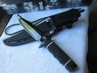 Vintage New Mint Sog Knife S10b-sog Tech Bowie With Sheath   Box