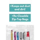 1000 Clear Plastic Reclosable Bags Self Seal Poly Bag Type Mil And Size