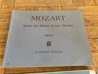 Lot Of 2 Henle Sheet Music Books  Mozart   Schubert Work For Piano For Two Hands
