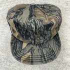 Vintage Trebark Camo Trapper Hat Cap Size Large Hunting Ear Flaps 80s 90s Faded