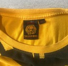 Disney The Lion King Broadway Musical T-shirt Size Medium Yellow black Euc