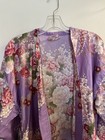Womens Yukata Japanese Summer Kimono Robe M Medium 40    Floral Pink   Lavender